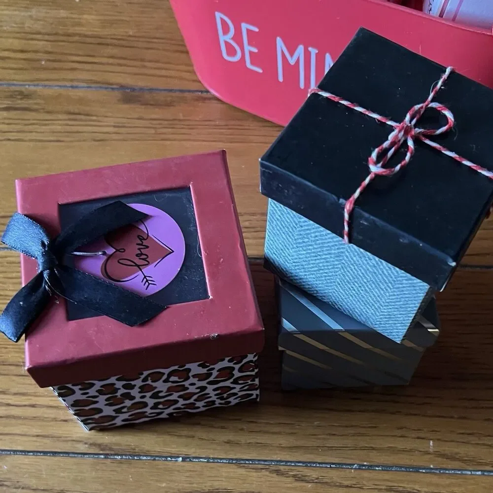 Variety-10pc Valentine Gift Boxes, Buckets-Nesting Boxes-for Jewelry/Candy-New